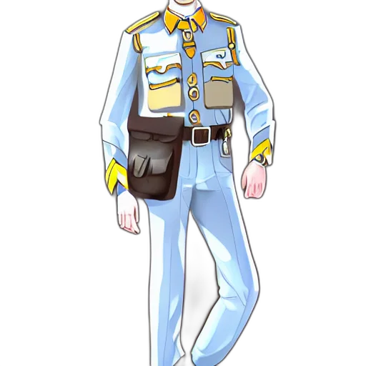 staff, jacket, weapon, concept art transparent PNG cut-out