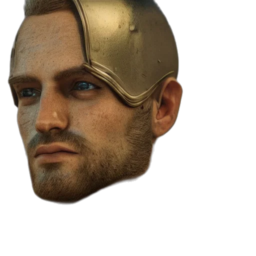 mask, face, crown, robot transparent PNG cut-out