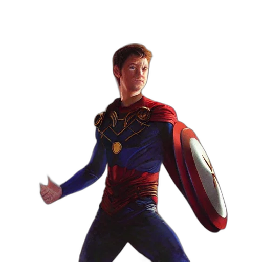 jacket, concept art, comic book art, 3d render transparent PNG cut-out