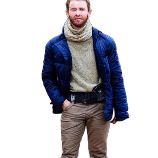 jacket, staff, animal, concept art transparent PNG cut-out