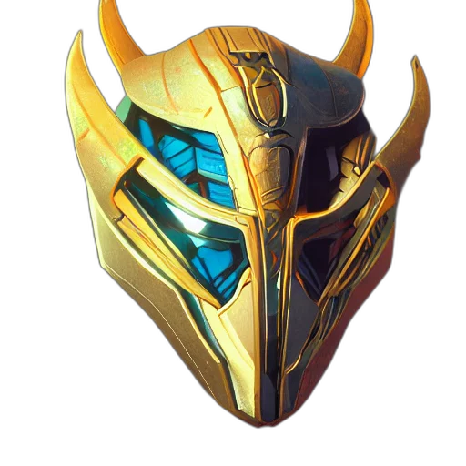 mask, crown, face, robot transparent PNG cut-out