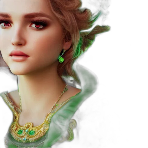 jewelry, fantasy art, photorealistic, 3d render transparent PNG cut-out