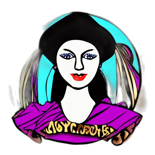 jewelry, cartoon, vaporwave, fantasy art, comic book art, monochrome, ladybig, clipart transparent PNG cut-out