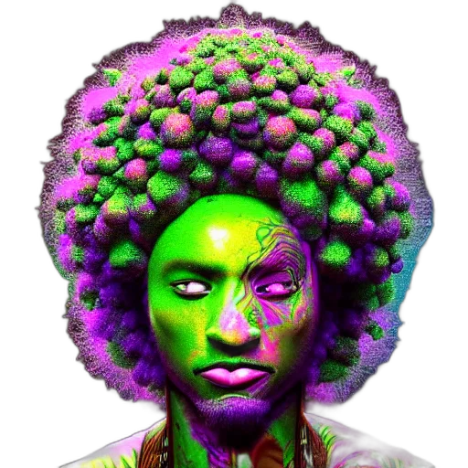 face, hair, crown, mask, photorealistic, 3d render, pixel art, concept art transparent PNG cut-out