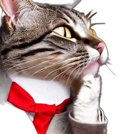 staff, animal, photorealistic, 3d render transparent PNG cut-out