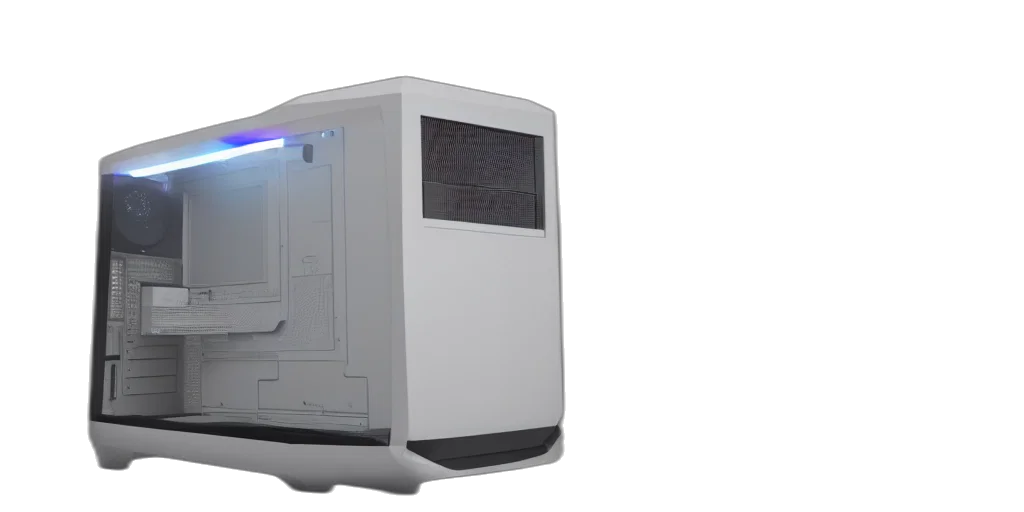 robot, 3d render, vaporwave, render transparent PNG cut-out