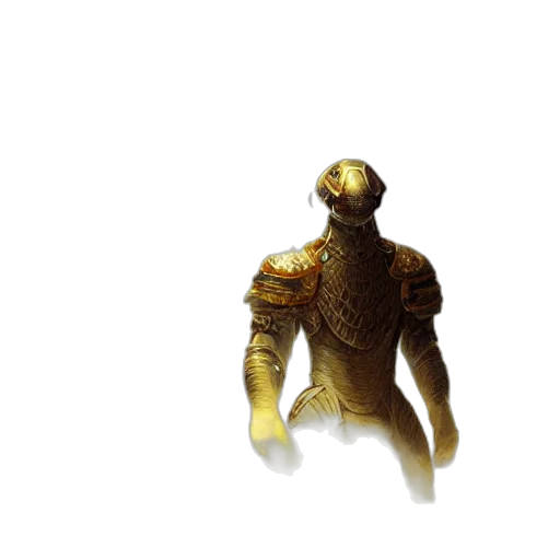 robot, creature, mask, staff, concept art, 3d render, fantasy art, pixel art transparent PNG cut-out