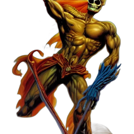 dragon, creature, sword, fantasy art, concept art, comic book art, pixel art, skeletor transparent PNG cut-out