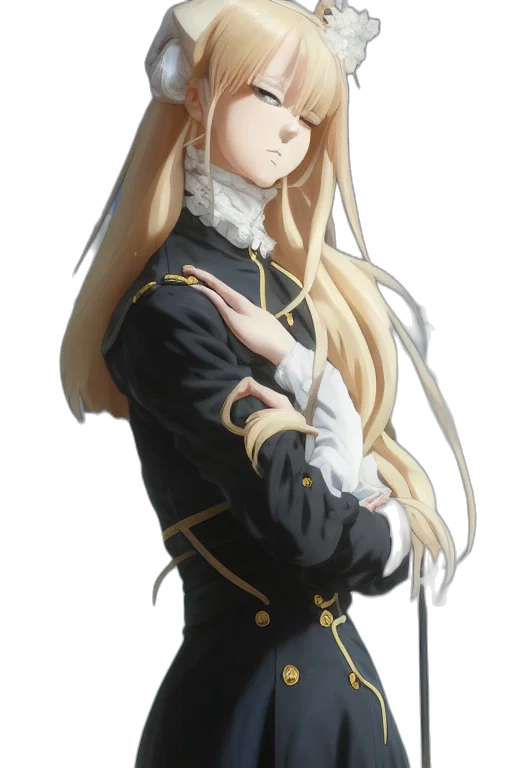 staff, jacket, crown, face transparent PNG cut-out