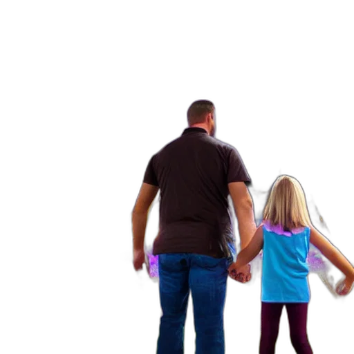 3d render, concept art, photorealistic, dad transparent PNG cut-out