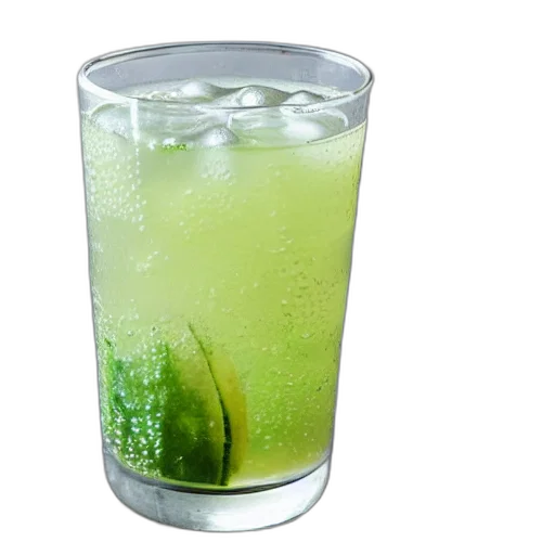 food, photorealistic, 3d render, green transparent PNG cut-out