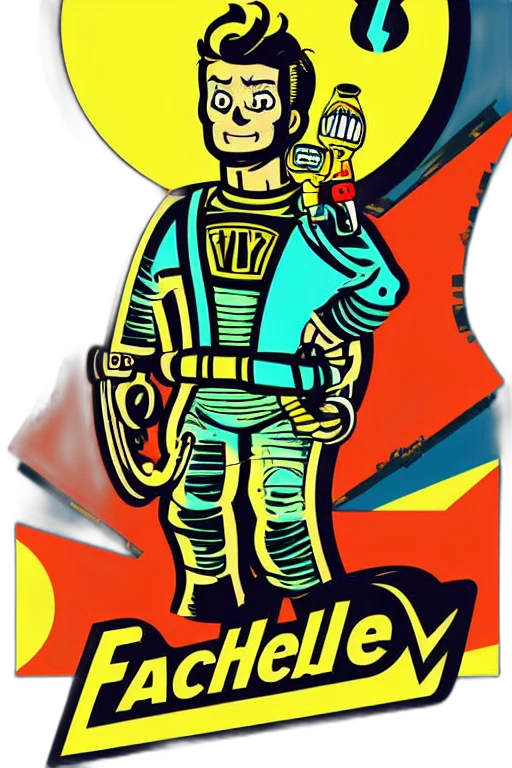 robot, jacket, comic book art, cartoon transparent PNG cut-out