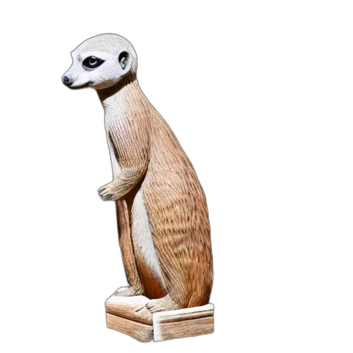 animal, staff, creature, robot, 3d render, concept art, detailed, wood transparent PNG cut-out