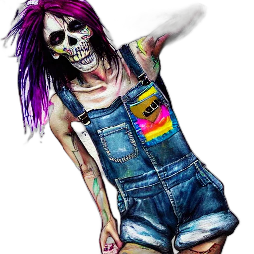 dress, jacket, face, creature, watercolor, concept art, photorealistic, vaporwave transparent PNG cut-out