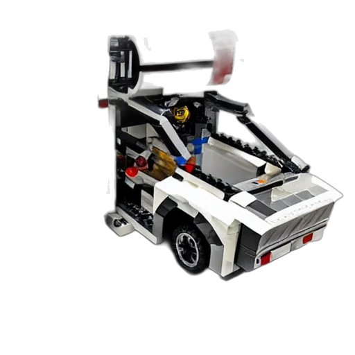 robot, car, weapon, 3d render transparent PNG cut-out