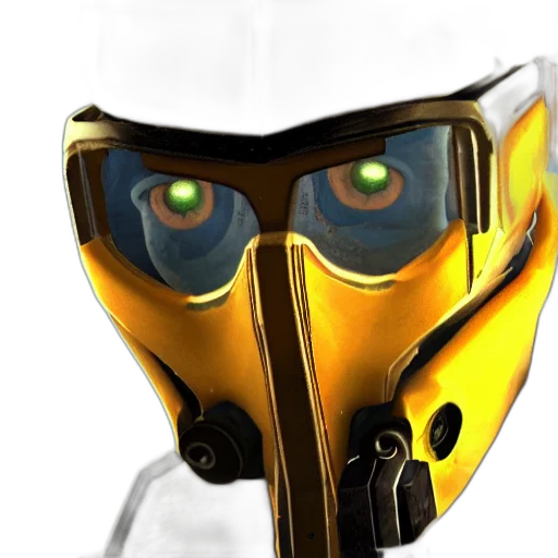 mask, robot, staff, face, concept art, 3d render, photorealistic, comic book art transparent PNG cut-out
