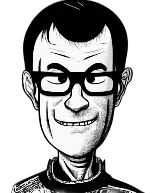 staff, face, cartoon, comic book art, concept art, photorealistic, highly, detailed transparent PNG cut-out