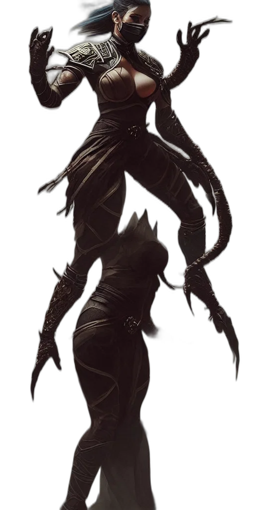 creature, dragon, staff, mask transparent PNG cut-out
