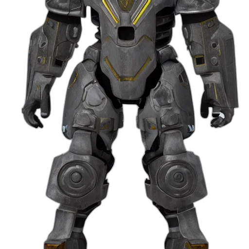robot, concept art, 3d render, fantasy art transparent PNG cut-out