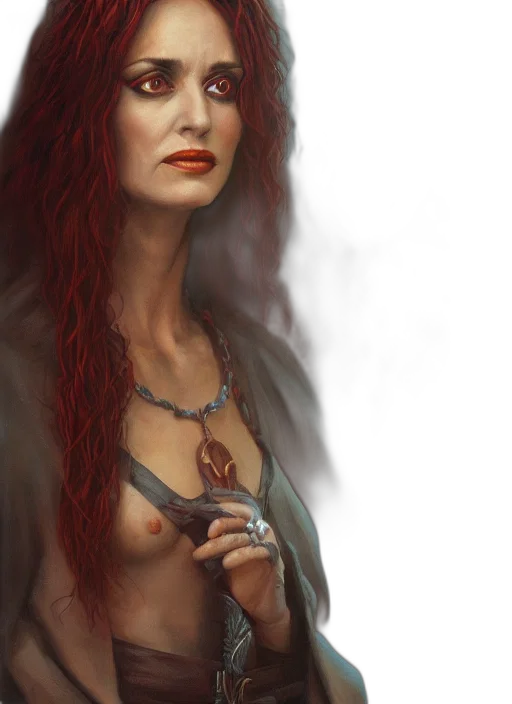 jewelry, fantasy art, photorealistic, concept art, comic book art, fire, fog, red transparent PNG cut-out
