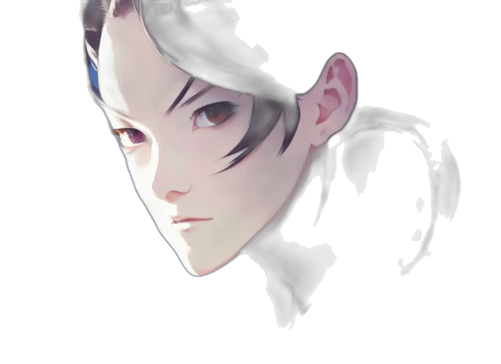 face, mask, crown, creature, concept art, watercolor, fantasy art, photorealistic transparent PNG cut-out