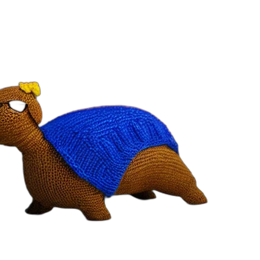 animal, creature, hat, 3d render transparent PNG cut-out