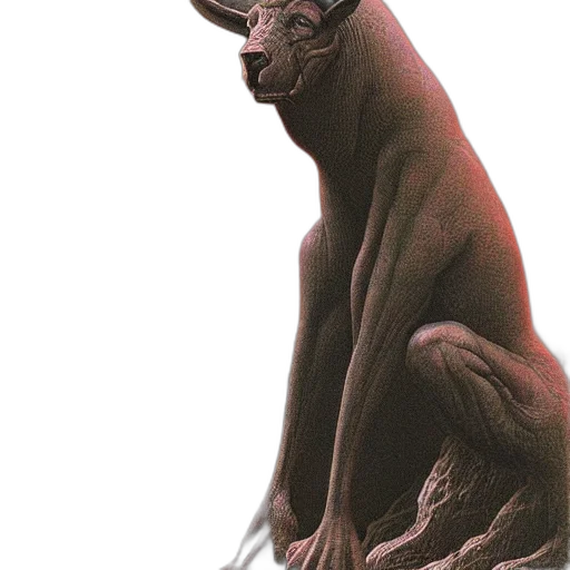 animal, staff, creature, dragon, 3d render, concept art, photorealistic, fantasy art transparent PNG cut-out