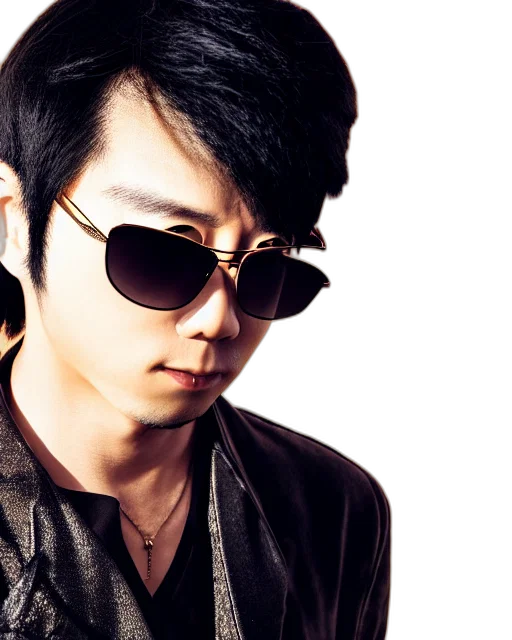 photorealistic, realistic, photography, portrait, young, japanese, male, rock transparent PNG cut-out