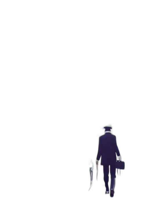 staff, umbrella, hat, robot, concept art, comic book art, pixel art, cartoon transparent PNG cut-out