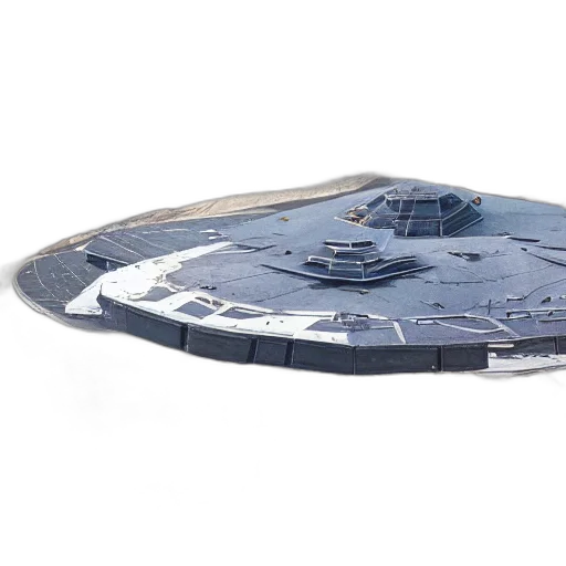 3d render, concept art, aerial, view transparent PNG cut-out