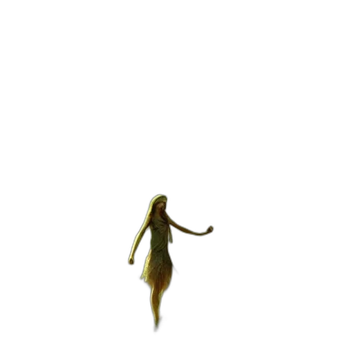 creature, dress, animal, hair, 3d render, concept art, pixel art, photorealistic transparent PNG cut-out