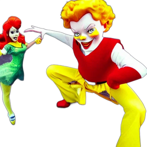 3d render, concept art, comic book art, ronald transparent PNG cut-out
