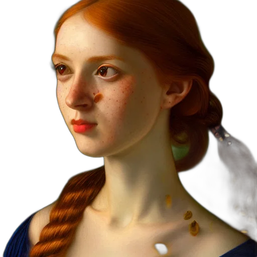 jewelry, crown, face, dress, photorealistic, oil painting, fantasy art, 3d render transparent PNG cut-out