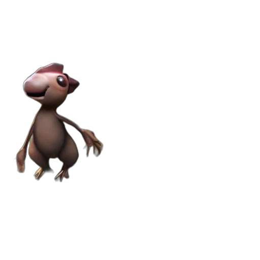 creature, animal, robot, staff, 3d render, concept art, pixel art, cartoon transparent PNG cut-out