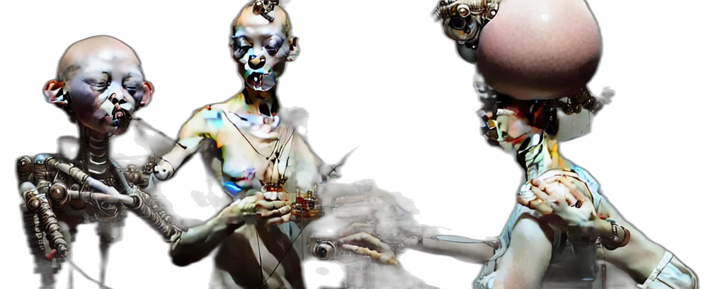 jewelry, mask, concept art, 3d render transparent PNG cut-out
