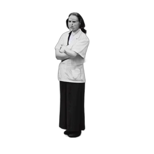 staff, dress, jacket, ortrait transparent PNG cut-out