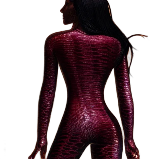 dress, creature, hair, robot transparent PNG cut-out