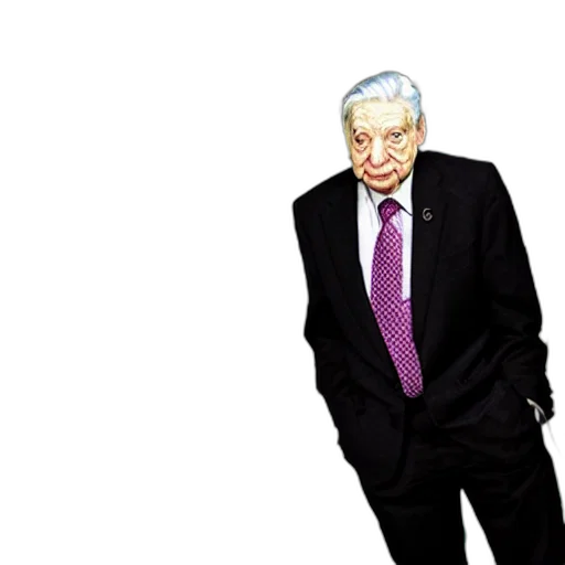 staff, jacket, animal, face, george, soros, full, body transparent PNG cut-out