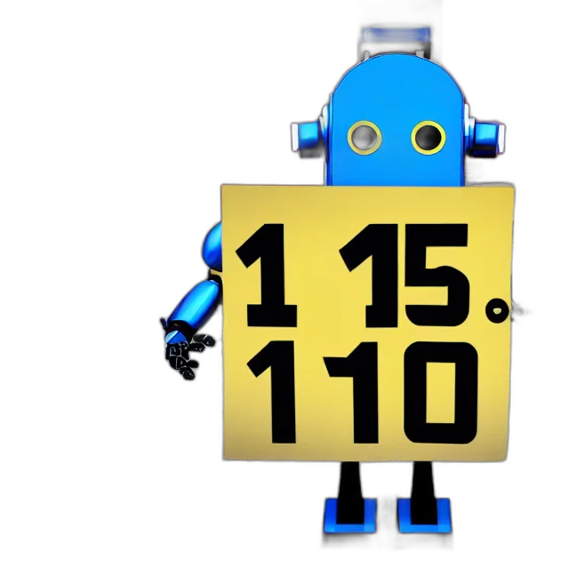 robot, 3d render, pixel art, cute transparent PNG cut-out