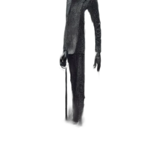 robot, staff, creature, jacket transparent PNG cut-out
