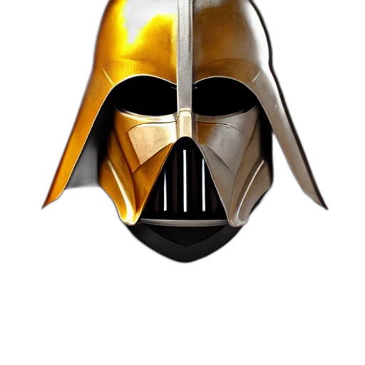 mask, weapon, staff, face, concept art, photorealistic, 3d render, fantasy art transparent PNG cut-out