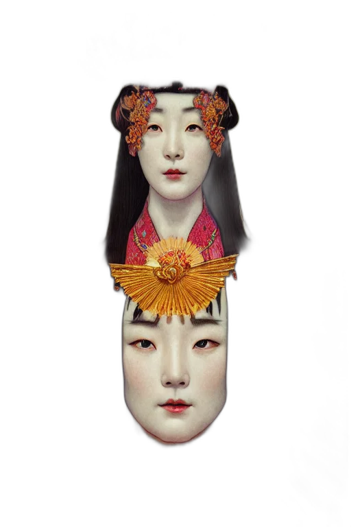 mask, jewelry, crown, face transparent PNG cut-out