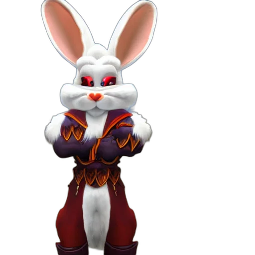 animal, staff, 3d render, concept art transparent PNG cut-out