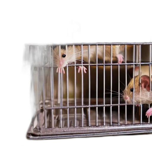 animal, creature, weapon, rats, cage, kitchen transparent PNG cut-out