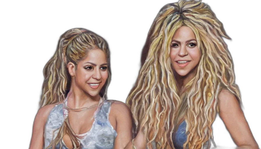 hair, photorealistic, oil painting, cartoon, concept art, oil, painting, singer transparent PNG cut-out
