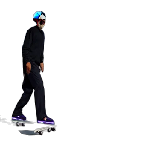 3d render, concept art, pixel art, vaporwave, obama, skating, being, baller transparent PNG cut-out