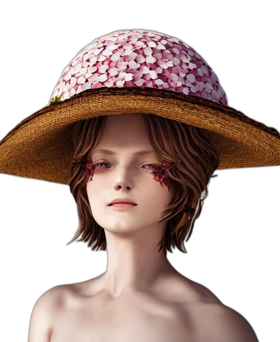 hat, crown, 3d render, photorealistic, concept art, fantasy art, latvian, female transparent PNG cut-out