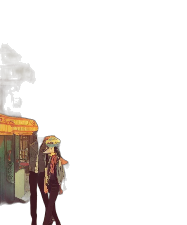 hat, jacket, weapon, robot transparent PNG cut-out