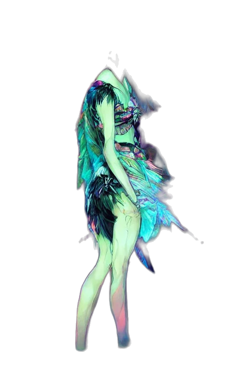 creature, dress, mask, dragon transparent PNG cut-out