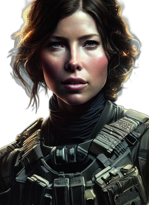 face, comic book art, concept art, photorealistic transparent PNG cut-out